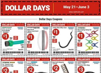 Harbor Freight Dollar Days Coupon Sale May 21 – Jun 03, 2026