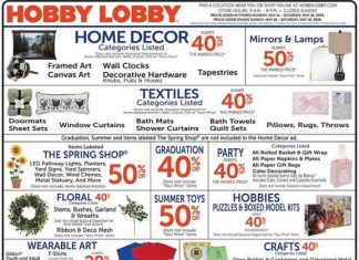 Hobby Lobby Weekly Ad May 10 – May 16, 2026