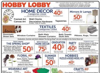 Hobby Lobby Weekly Ad May 24 – May 30, 2026
