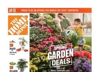 Home Depot Spring Savings May 07 – May 10, 2026 (Mother’s Day Promotion Included)