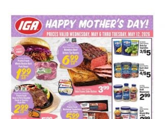 IGA Weekly Ad May 06 – May 12, 2026 (Mother’s Day Promotion Included)