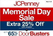 JCPenney Memorial Day Sale May 21 – May 25, 2026