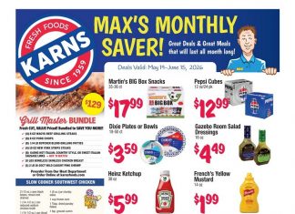 Karns Quality Foods Monthly Ad May 19 – Jun 15, 2026