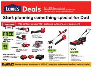 Lowe’s Weekly Ad May 28 – Jun 10, 2026 (Father’s Day Promotion Included)