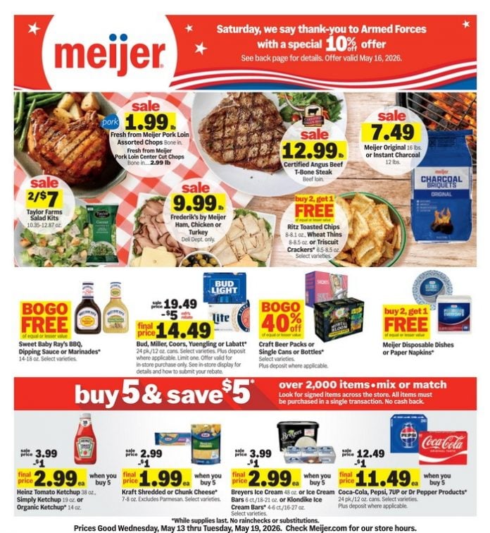 Meijer Weekly Ad May 13 – May 19, 2026