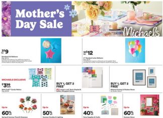 Michaels Weekly Ad May 03 – May 09, 2026 (Mother’s Day Promotion Included)