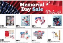 Michaels Memorial Day Ad May 22 – May 25, 2026