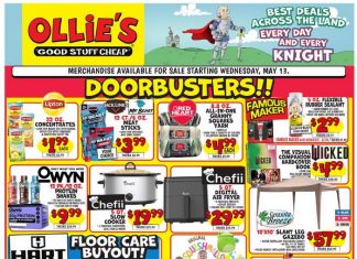 Ollie’s Weekly Ad May 13 – May 20, 2026