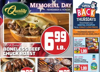 Quality Foods Weekly Ad May 20 – May 26, 2026 (Memorial Day Promotion Included)