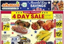 Shaw’s Weekly Ad May 22 – May 28, 2026 (Memorial Day Promotion Included)
