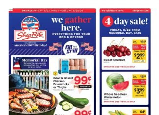 ShopRite Weekly Ad May 22 – May 28, 2026 (Memorial Day Promotion Included)
