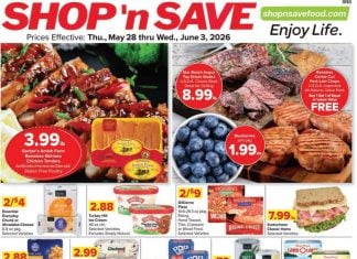 SHOP ‘n SAVE Weekly Ad May 28 – Jun 03, 2026 (Memorial Day Promotion Included)