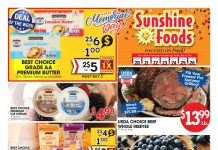 Sunshine Foods Weekly Ad May 20 – May 26, 2026 (Memorial Day Promition Included)