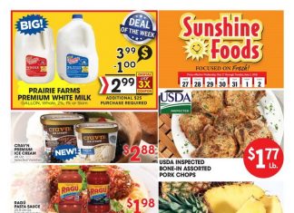 Sunshine Foods Weekly Ad May 27 – Jun 02, 2026