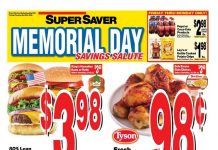 Super Saver Weekly Ad May 20 – May 26, 2026 (Memorial Day Promotion Included)
