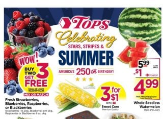 Tops Weekly Ad May 17 – May 23, 2026 (Memorial Day Promotion Included)