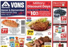 Vons Weekly Ad May 20 – May 26, 2026 (Memorial Day Promotion Included)