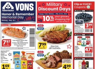 Vons Weekly Ad May 20 – May 26, 2026 (Memorial Day Promotion Included)