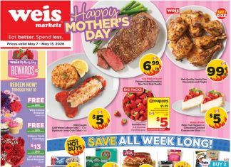 Weis Markets Weekly Ad May 07 – May 13, 2026 (Mother’s Day Promotion Included)