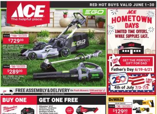 ACE Hardware Monthly Ad Jun 01 – Jun 30, 2026 (Father’s Day & 4th of July Promotion Included)