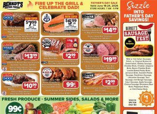 Berkots Weekly Ad Jun 18 – Jun 24, 2026 (Father’s Day Promotion Included)