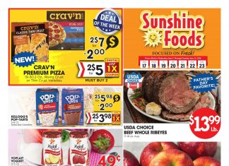 Sunshine Foods Weekly Ad Jun 17 – Jun 23, 2026 (Father’s Day Promotion Included)
