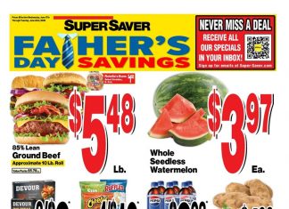 Super Saver Weekly Ad Jun 17 – Jun 23, 2026 (Father’s Day Promotion Included)