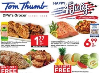 Tom Thumb Weekly Ad Jul 01 – Jul 07, 2026 (Independence Day Promotion Included)