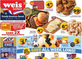 Weis Markets Weekly Ad Jun 04 – Jun 10, 2026 (Independence Day Promotion Included)