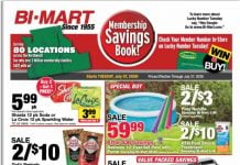 Bi-Mart Membership Savings Book Jul 07 – Jul 27, 2026