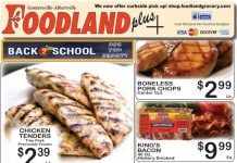 Foodland(US) Weekly Ad Jul 28 – Aug 03, 2026 (Back to School Promotion Included)