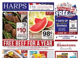 Harps Food Stores Weekly Ad Jul 01 – Jul 07, 2026 (Independence Day Promotion Included)