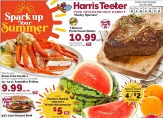Harris Teeter Weekly Ad Jul 22 – Jul 28, 2026 (Summer Sale Promotion Included)