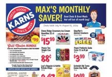 Karns Quality Foods Monthly Ad Jul 14 – Aug 10, 2026