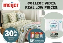Meijer Back To College Sale Jul 29 – Aug 04, 2026