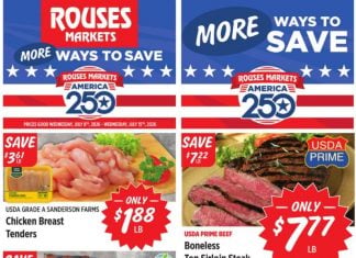 Rouses Weekly Ad Jul 08 – Jul 15, 2026 (Independence Day Promotion Included)