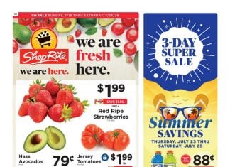 ShopRite Weekly Ad Jul 19 – Jul 25, 2026