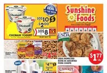 Sunshine Foods Weekly Ad Jul 15 – Jul 21, 2026