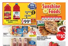 Sunshine Foods Weekly Ad Jul 22 – Jul 28, 2026