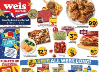 Weis Markets Weekly Ad Jul 09 – Jul 15, 2026